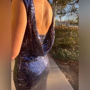 DEEP BLUE FORMAL DRESS